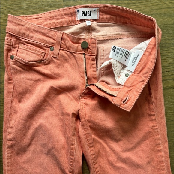 Paige Pink Verdugo Ultra Skinny Jeans Women’s size 27 - Picture 4 of 9